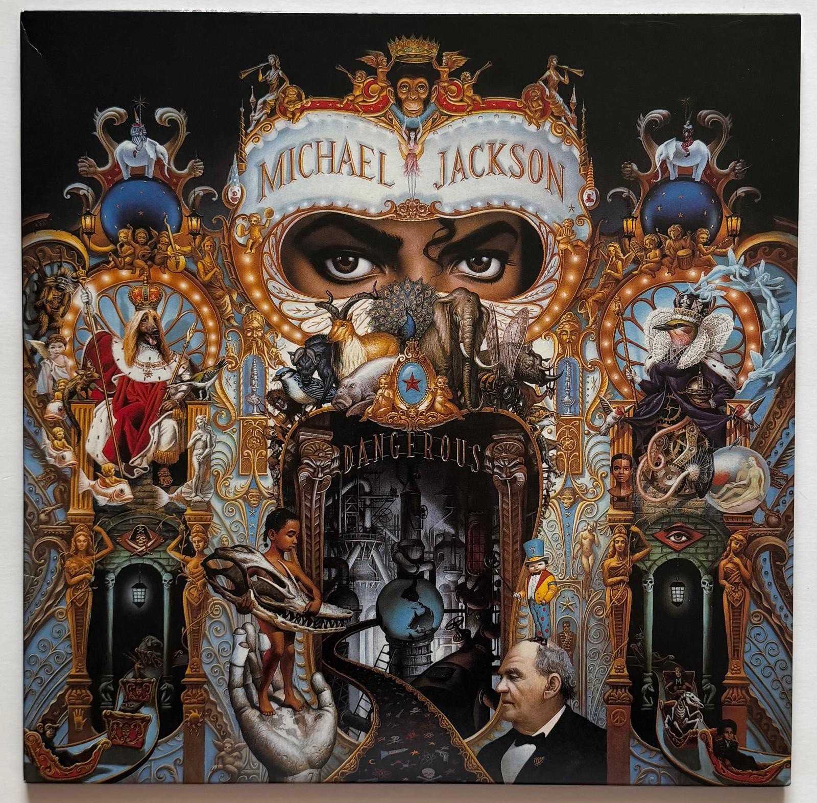 MICHAEL JACKSON / Dangerous 2xLP Silver Vinyl Excellent Condition Epic Records