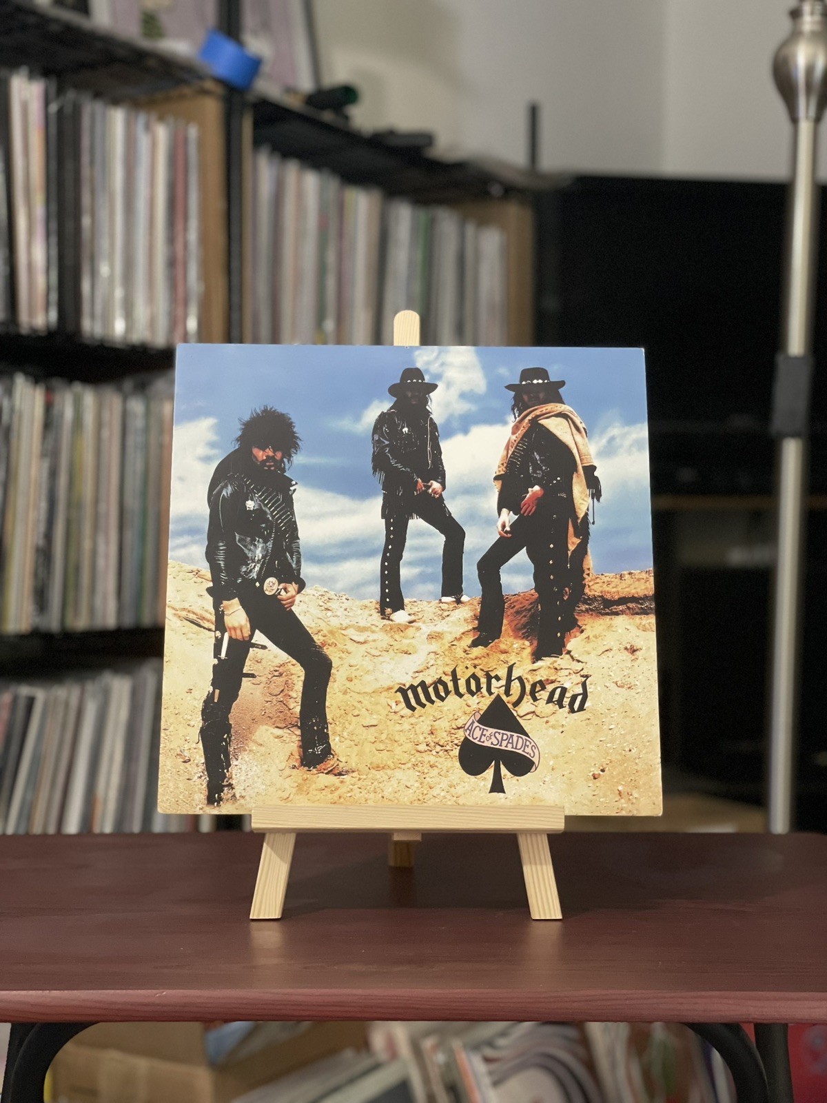 Motorhead Ace of Spades Vinyl LP (Black), European 2008 Reissue Earmark