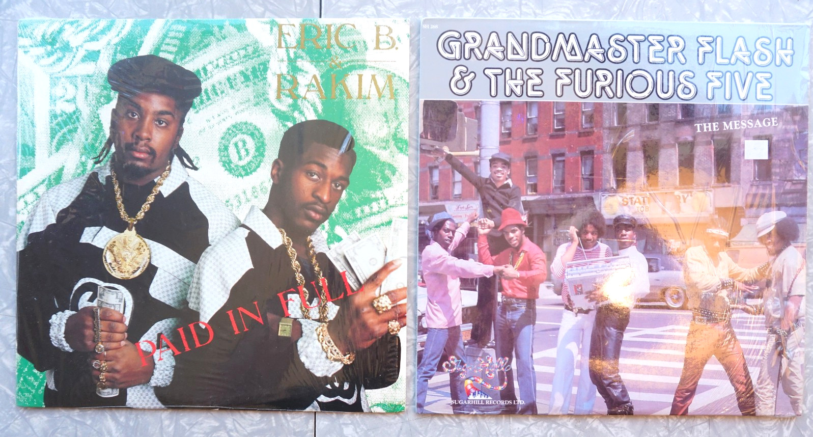 Grandmaster Flash The Message Eric B. Rakim Paid In Full LP Record Lot Mint!
