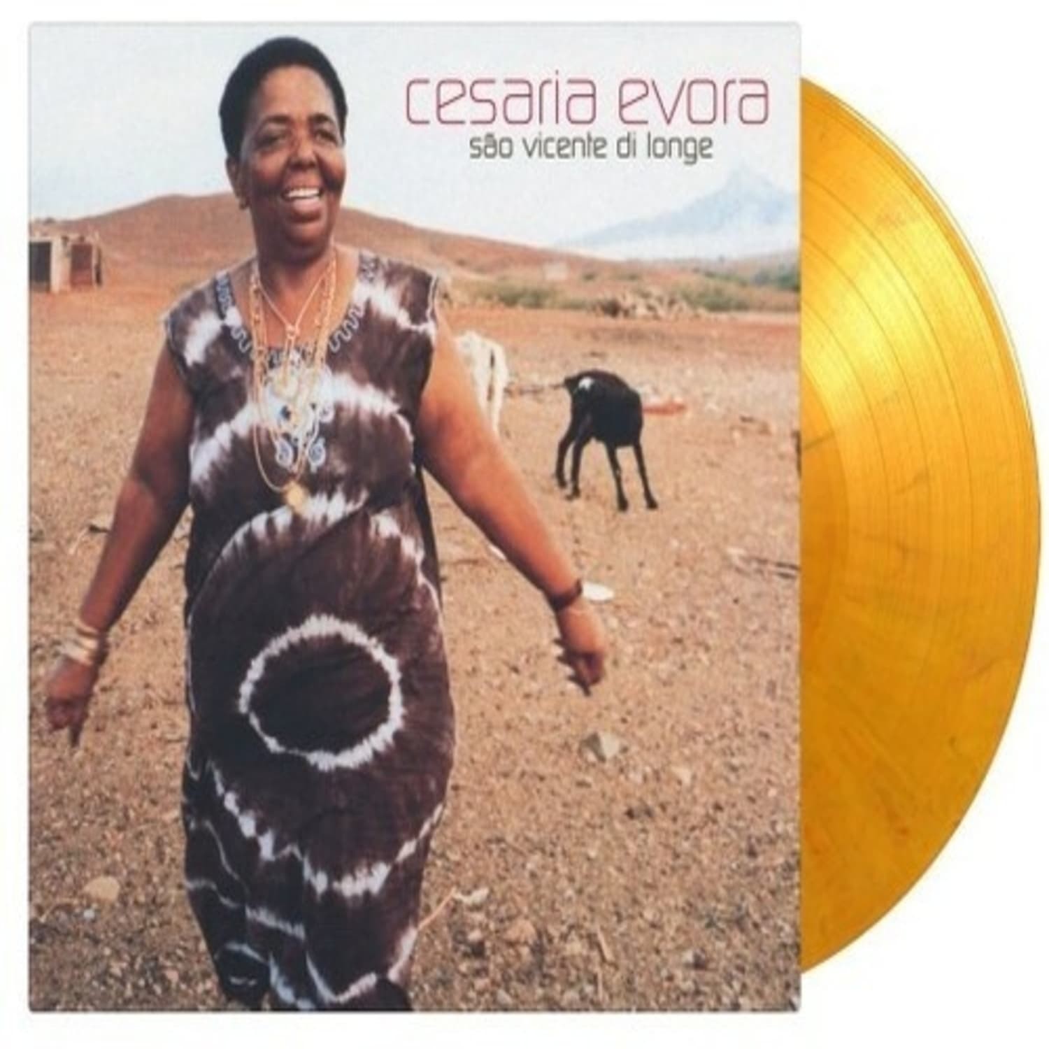 Cesaria Evora – Sao Vicente Di Longe – Limited 180-Gram Orange & Black Marble Co