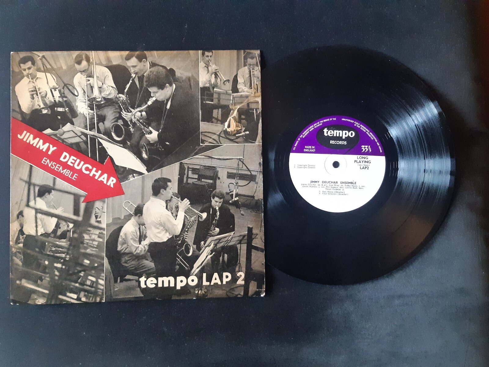 Jimmy Deuchar Ensemble, 10inch vinyl, jazz