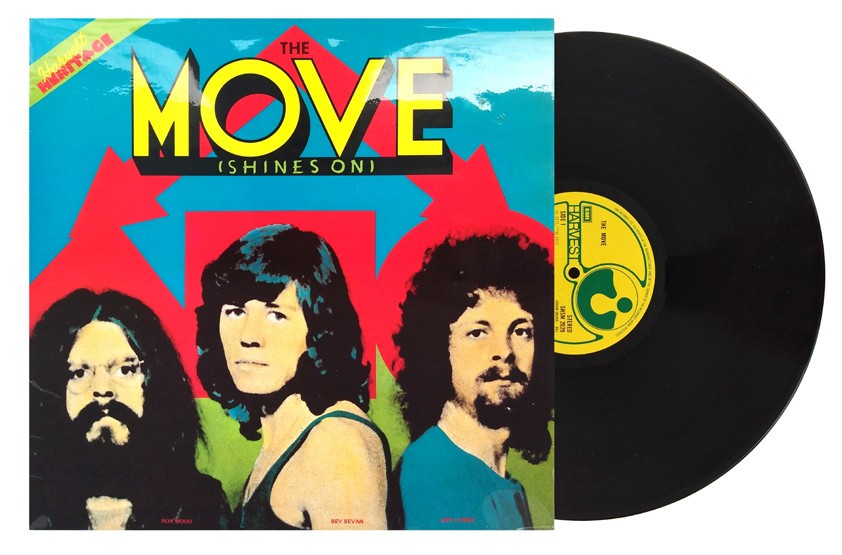 THE MOVE ( SHINES ON ) 12″ Album JEFF LYNNE BEFORE ELO 1979 Rock DISC: MINT-
