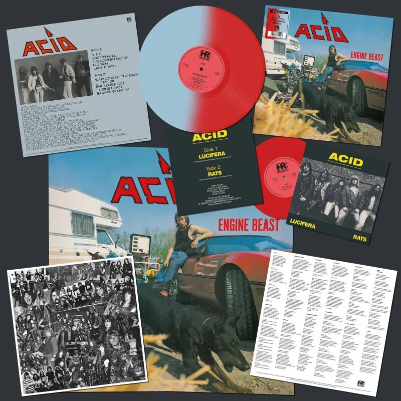 ACID ENGINE BEAST LP Exciter heavy metal colored vinyl limited thrash speed