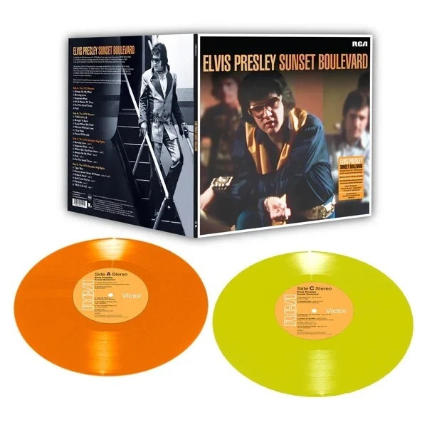 Elvis Presley: Sunset Boulevard 2LP Set (Orange & Yellow Exclusive Vinyl)