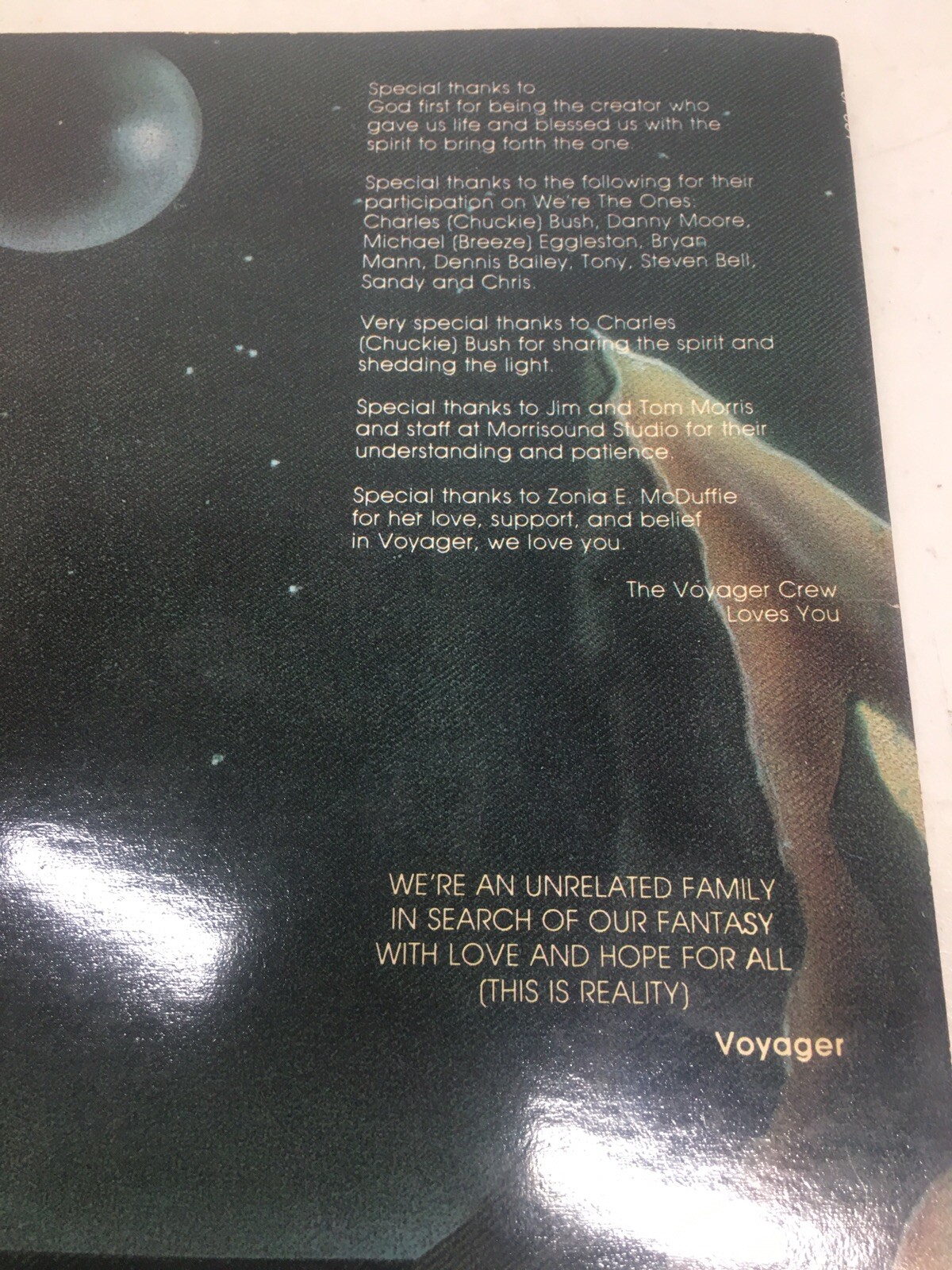 Voyager (25) Wer’e The one’s vinyl Album 1985 autographed by 3 members