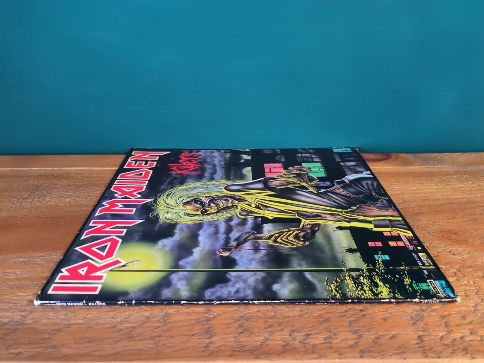 Iron Maiden Killers LP Vinyl Record 1981 Harvest ST-12141 1st Los Angeles Press
