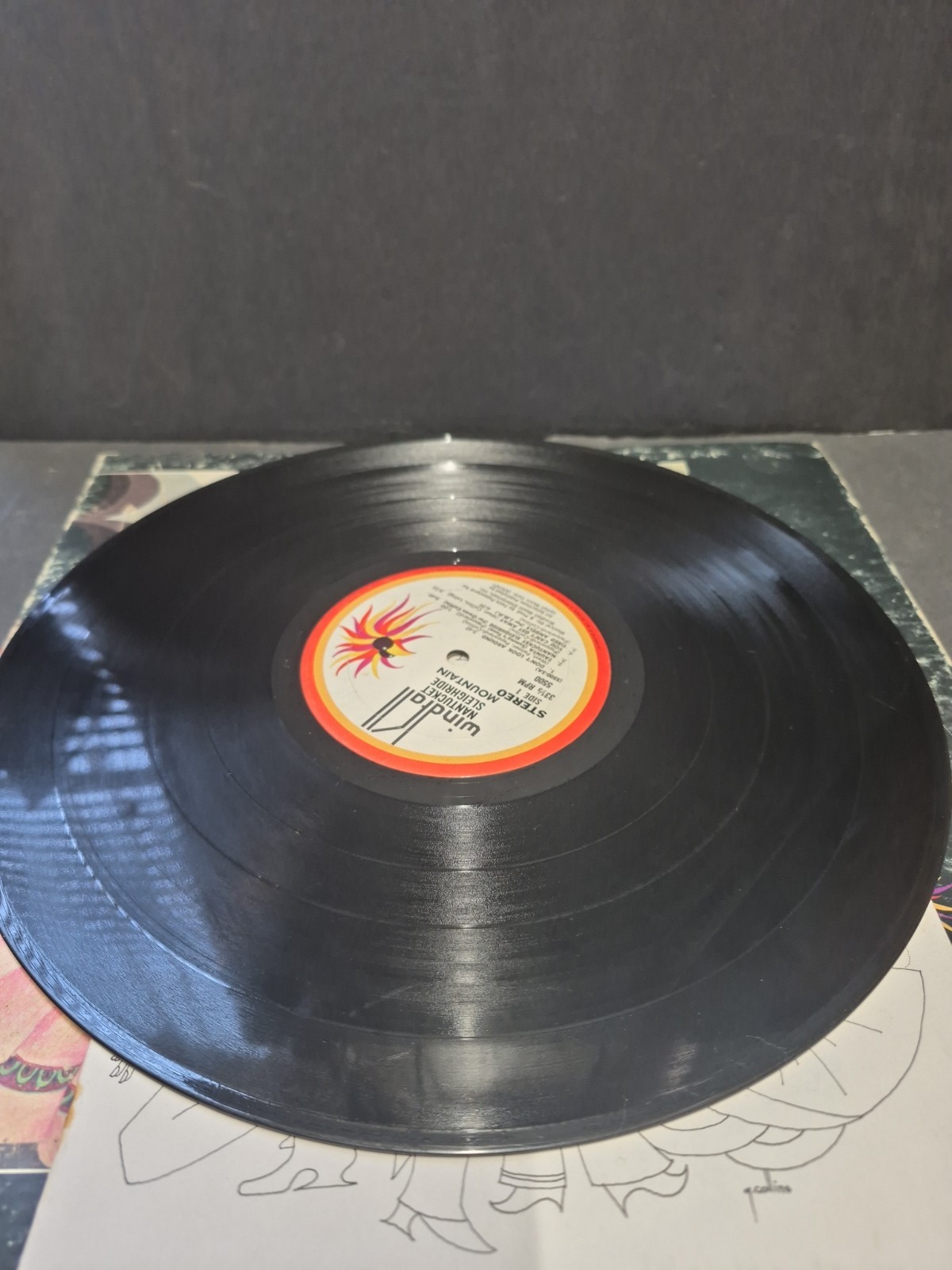 Mountain – Nantucket Sleighride LP – Windfall Records 5500 with inserts