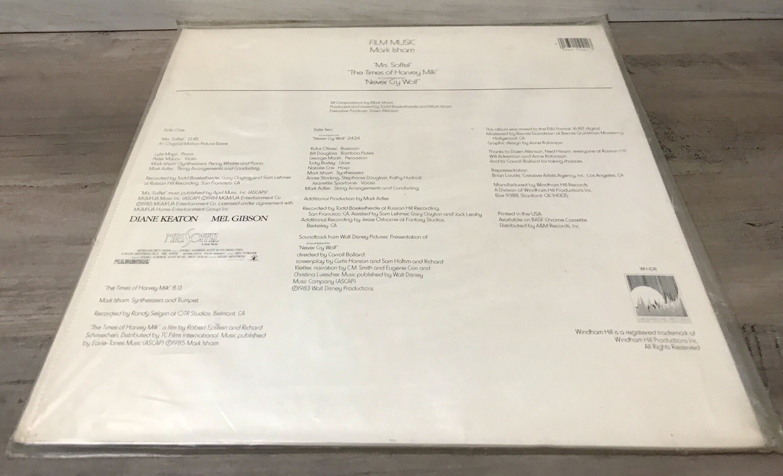 SEALED Mark Isham Film Music Electronic Ambient Soundtrack Neo-Classical Windham