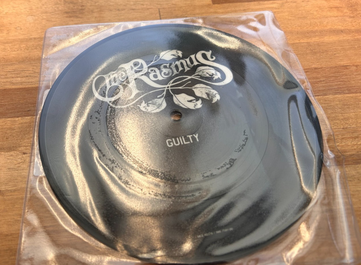 The Rasmus Guilty 7″ Shaped Picture Disc Vinyl Single 2003 Records mint