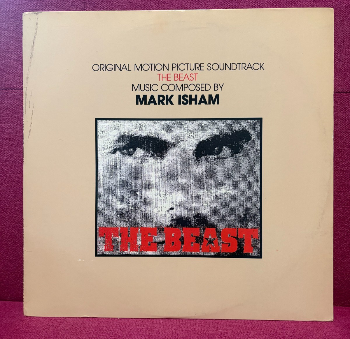 THE BEAST-Soundtrack-Vinyl LP-Mark Isham-1988 A&M