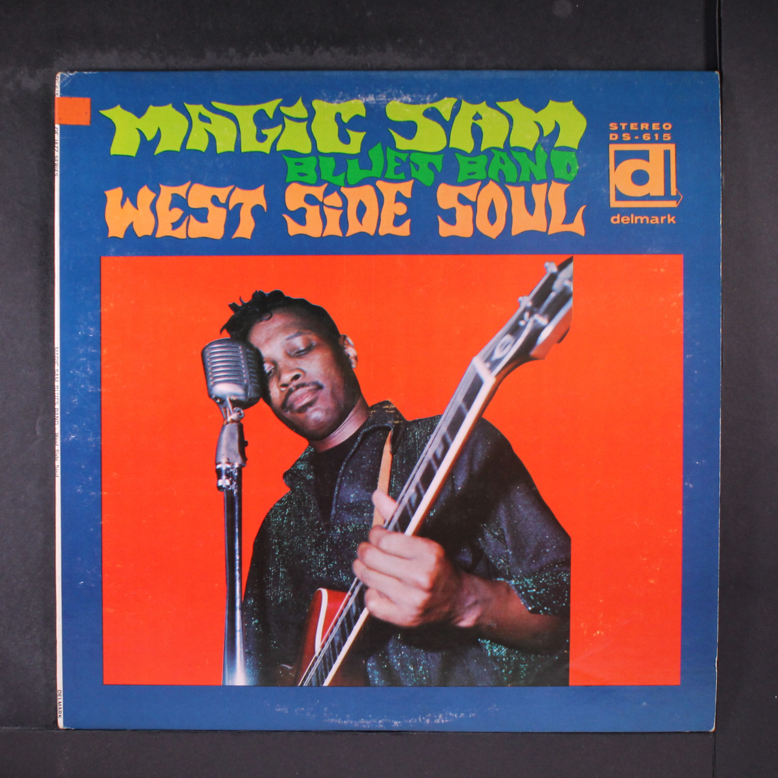 MAGIC SAM BLUES BAND: west side soul DELMARK 12″ LP 33 RPM