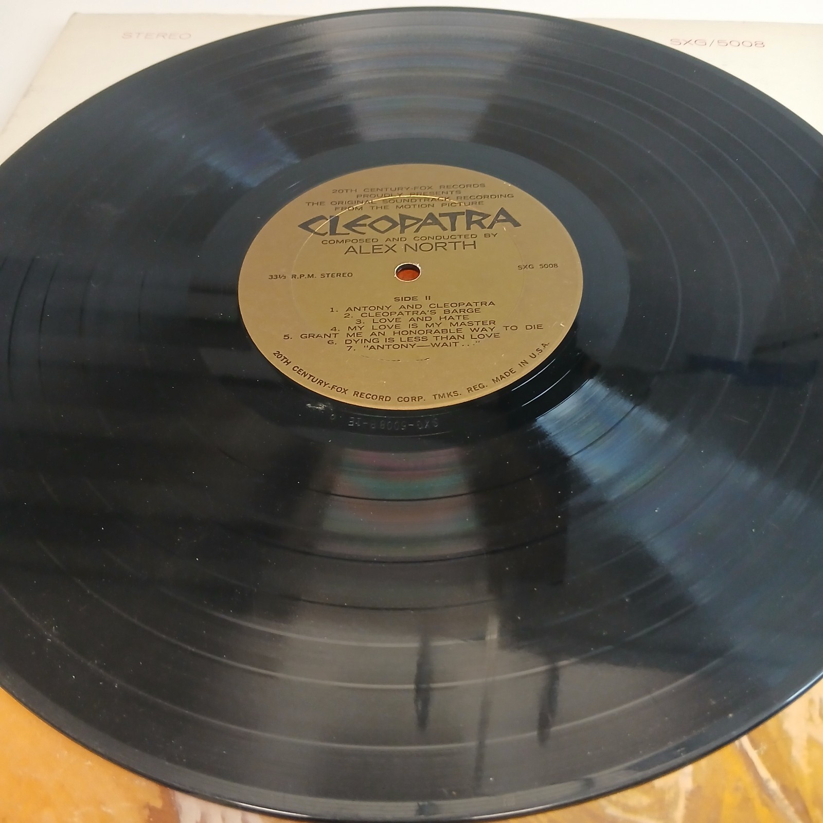 Cleopatra Original Soundtrack Album – Alex North Vinyl Record