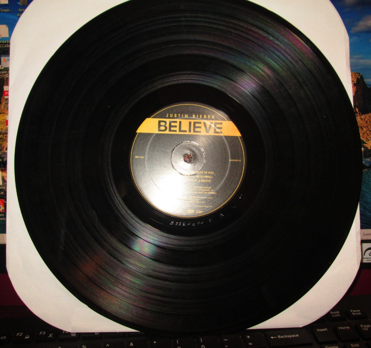 Justin Bieber: Believe 2016 Electronic Hip Hop Funk Pop Original Vinyl Record
