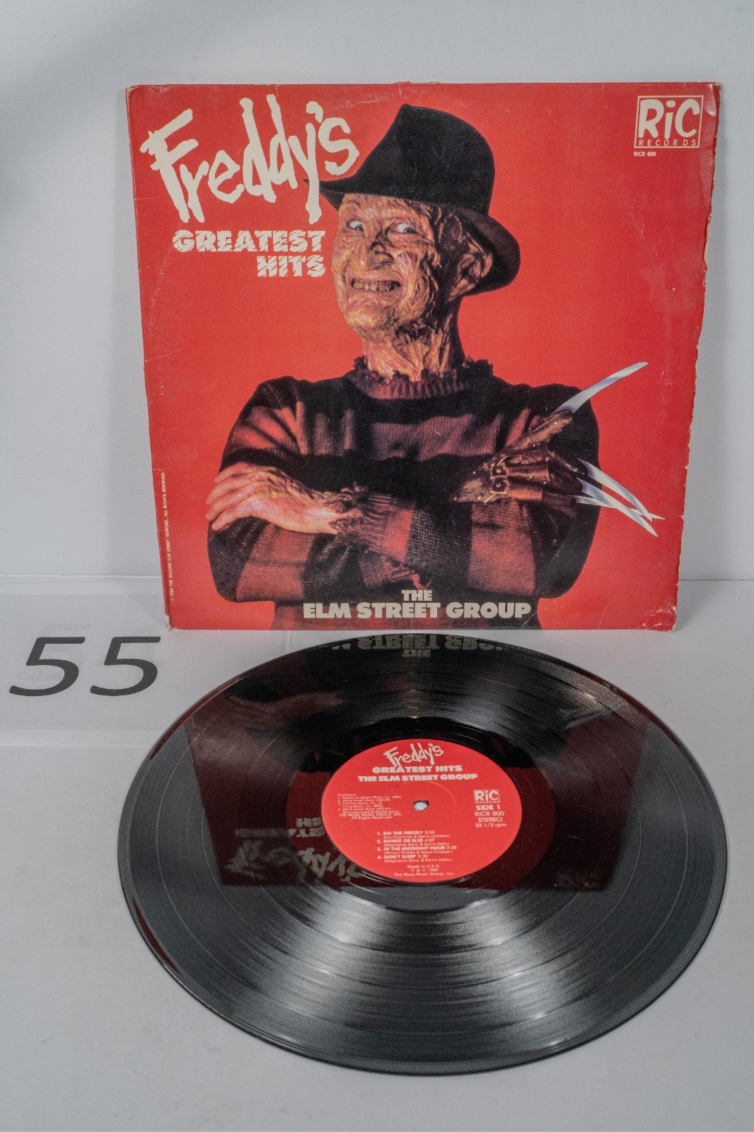 Freddy’s Greatest Hits 1987 LP Vinyl Record Nightmare Elm Street Horror VG+