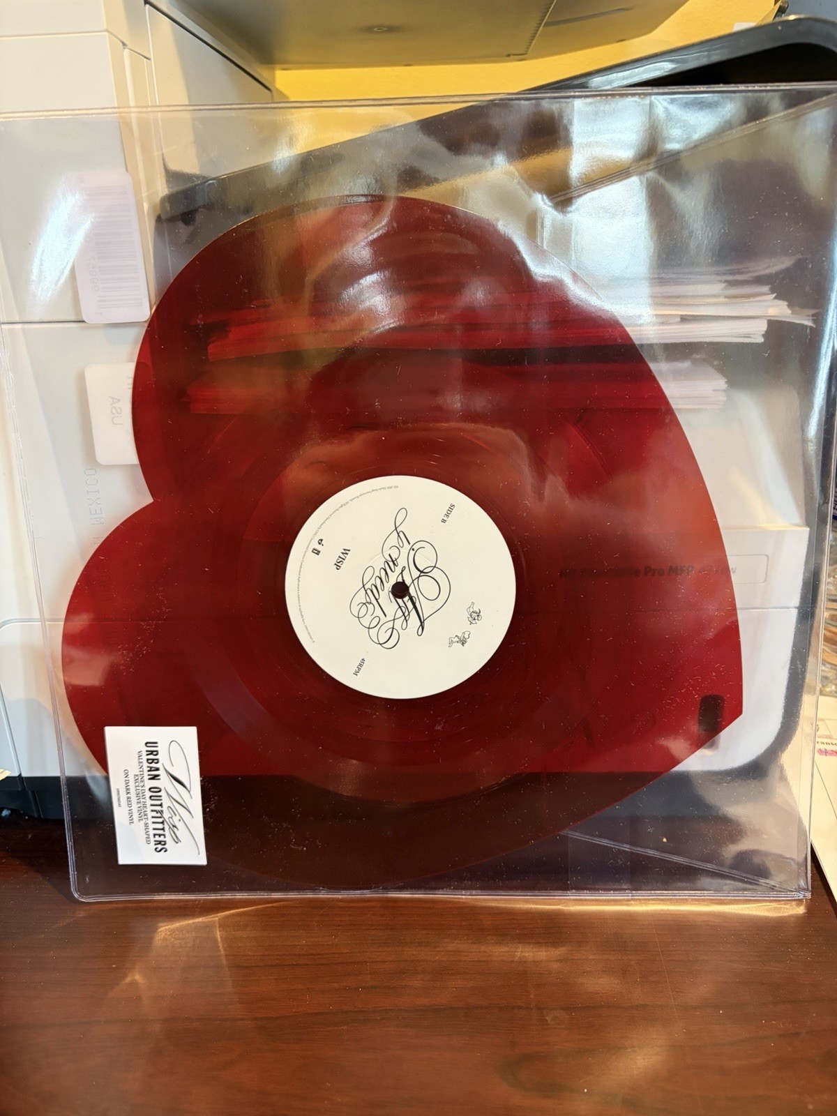 Wisp Valentines Day Exclusive Heart Shaped 7 Inch Vinyl Yellow / All I Need