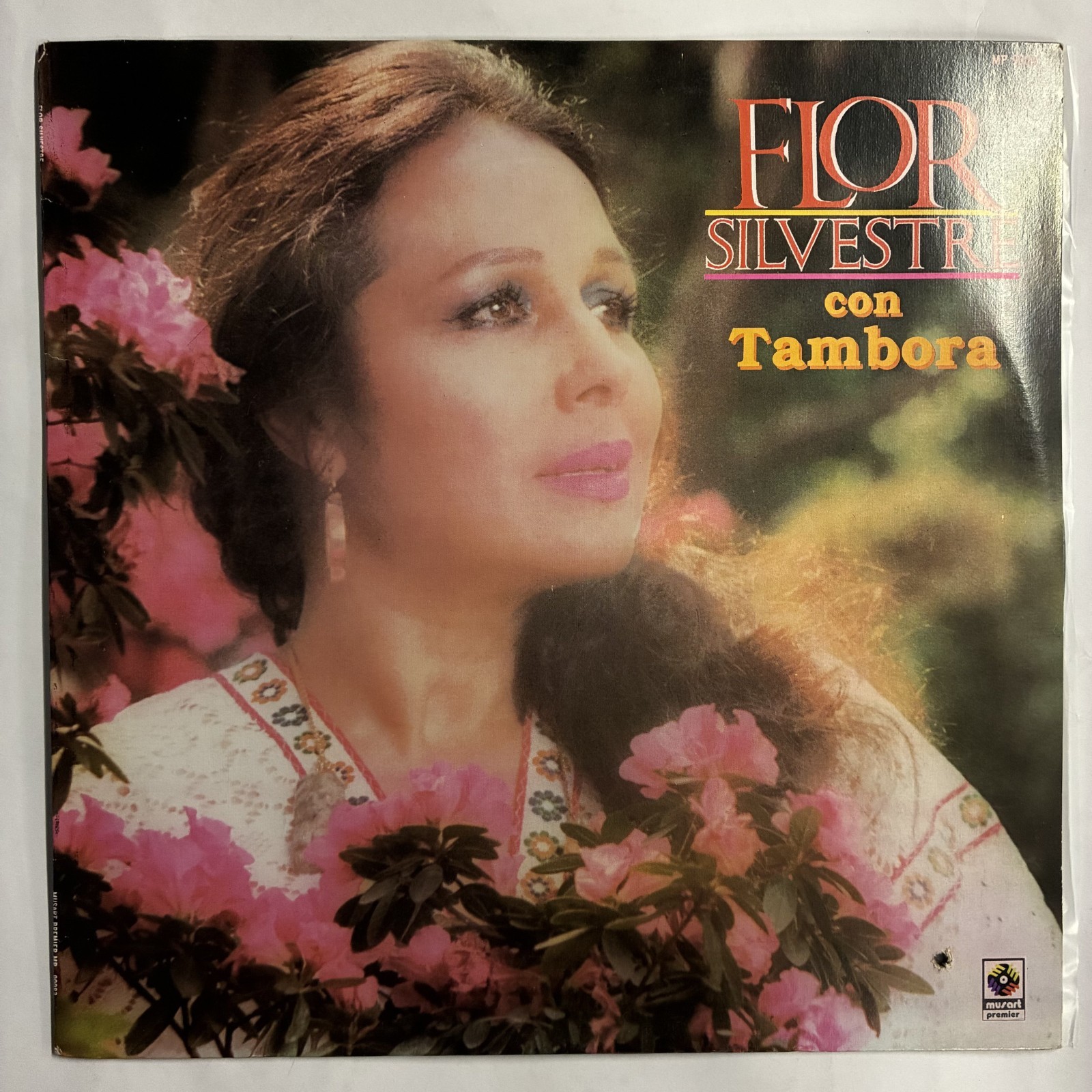 FLOR SILVESTRE – CON TAMBORA – 1991 MEXICAN LP PUNCH HOLE COVER