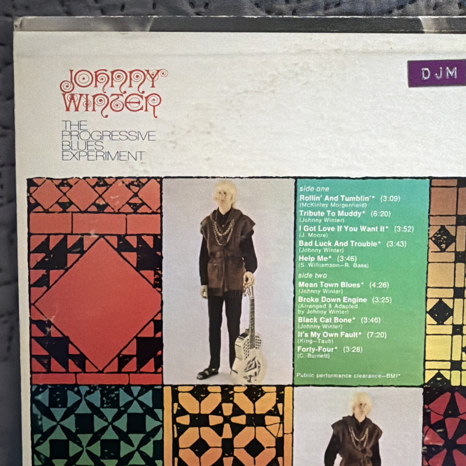 Johnny Winter – The Progressive Blues Experiment (Imperial LP-12431) 1969 VG/VG