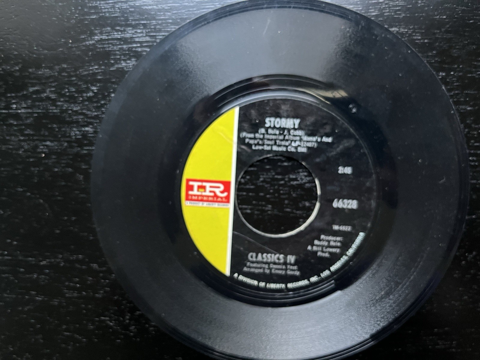 CLASSIC IV STORMY/24 Hours Of Loneliness Vinyl 45 Imperial