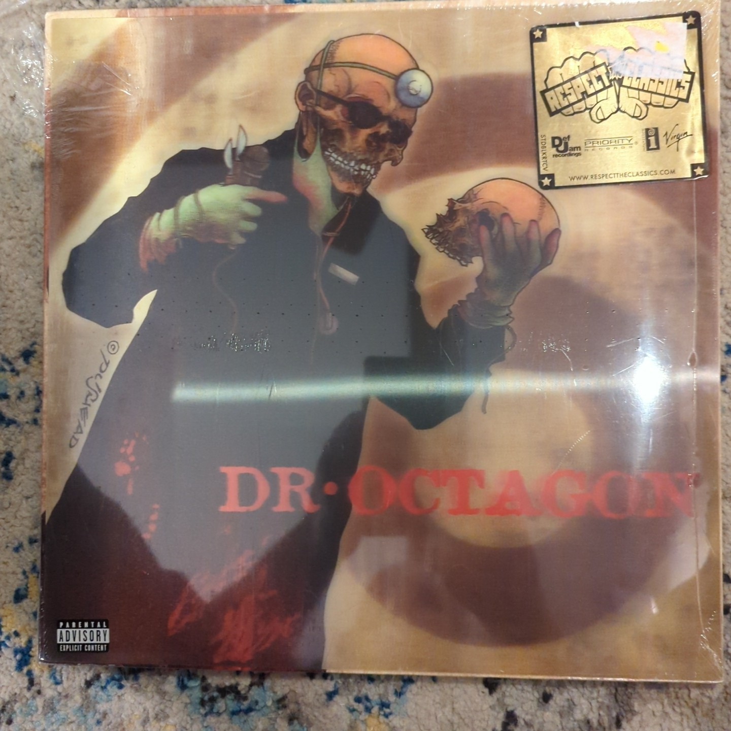 Dr. Octagon ‎– Dr. Octagonecologyst LP 2014 US Press Lenticular Cover NEW SEALED