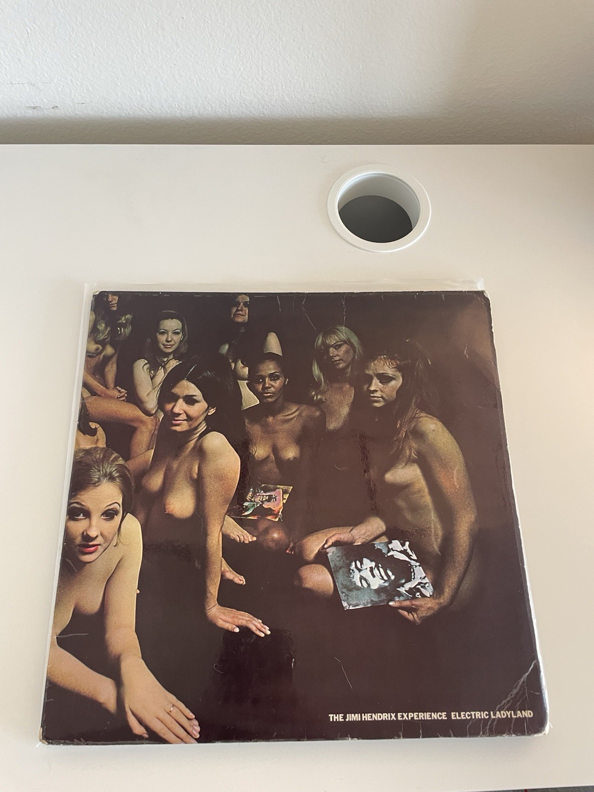 The Jimi Hendrix Experience: Electric Ladyland 1st UK Press Track . BLUE TEXT