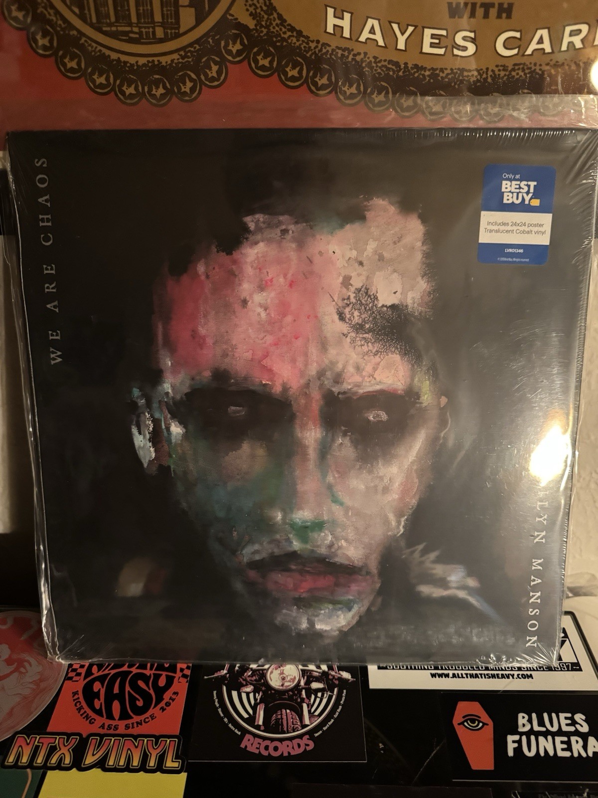 Marilyn Manson Best Buy Exclusive Cobalt Blue Vinyl New Sealed Rob Zombie