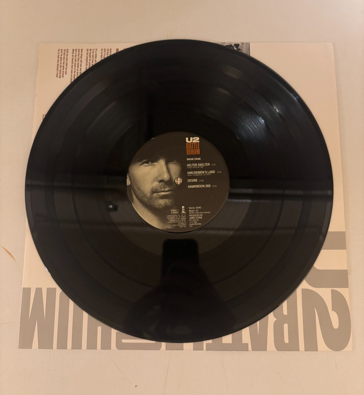 U2 – Rattle and Hum (2-LP Gatefold, 1988) SHRINKWRAP INTACT