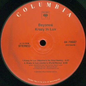 Beyonce – Krazy In Luv – Vinyl Record 12 – K4593z