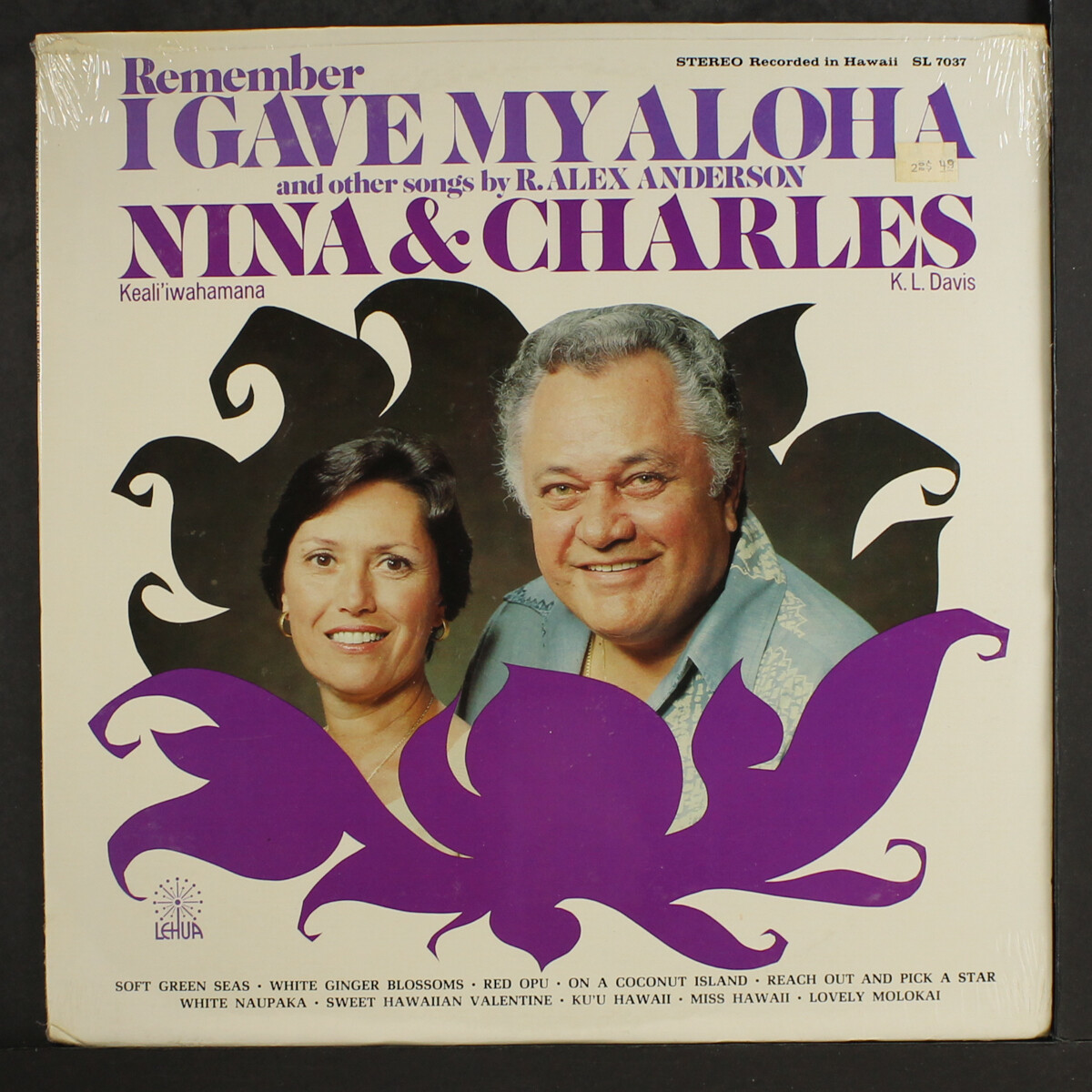 NINA & CHARLES: remember i gave my aloha LEHUA 12″ LP 33 RPM Sealed