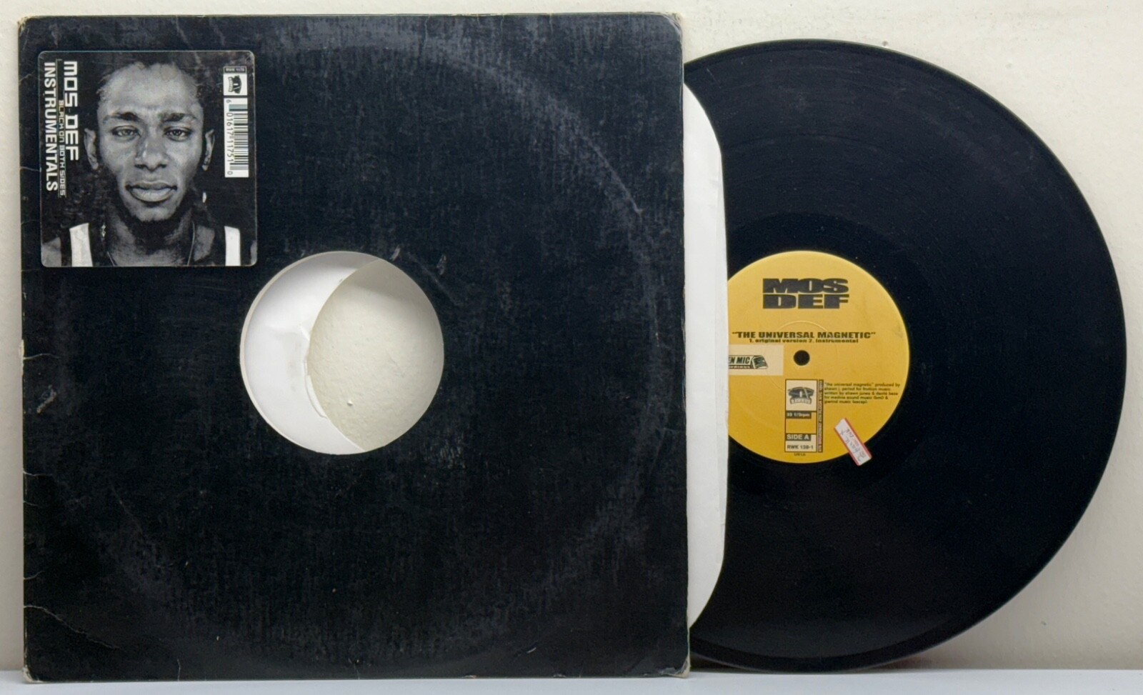 1997 MOS DEF “Universal Magnetic” Vinyl RWK 138 Rawkus Records Open Mic Rap READ