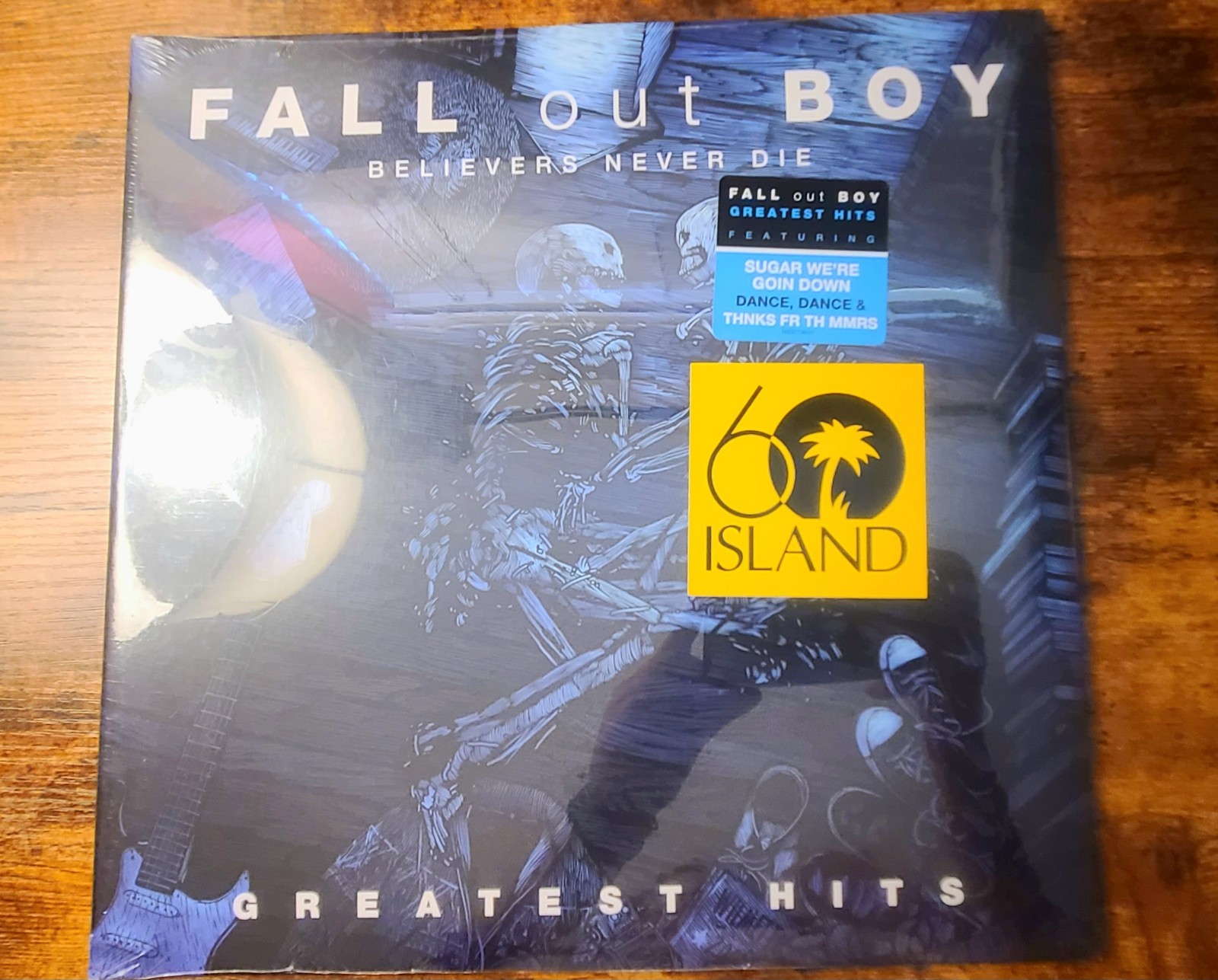 Fall Out Boy “Believers Never Die” Greatest Hits Black Double Vinyl LP