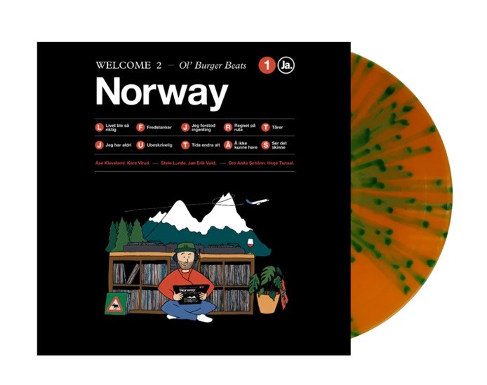 Ol’Burger Beats- Welcome 2 Norway- Get On Down Limited Splatter Vinyl Record LP