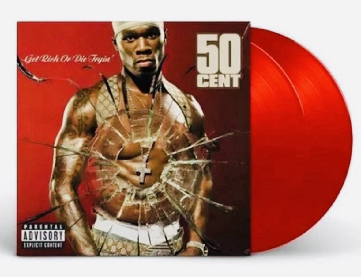 50 Cent Get Rich Or Die Tryin’ 2x LP Red 2025 EU Vinyl Brand NEW SEALED MINT!**