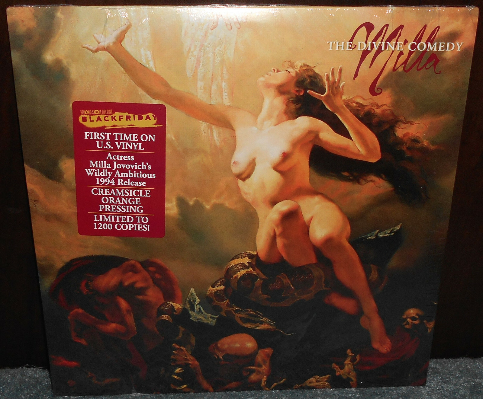 Milla Jovovich The Divine Comedy Orange Vinyl LP Puscifer Fifth Element RSD 2020
