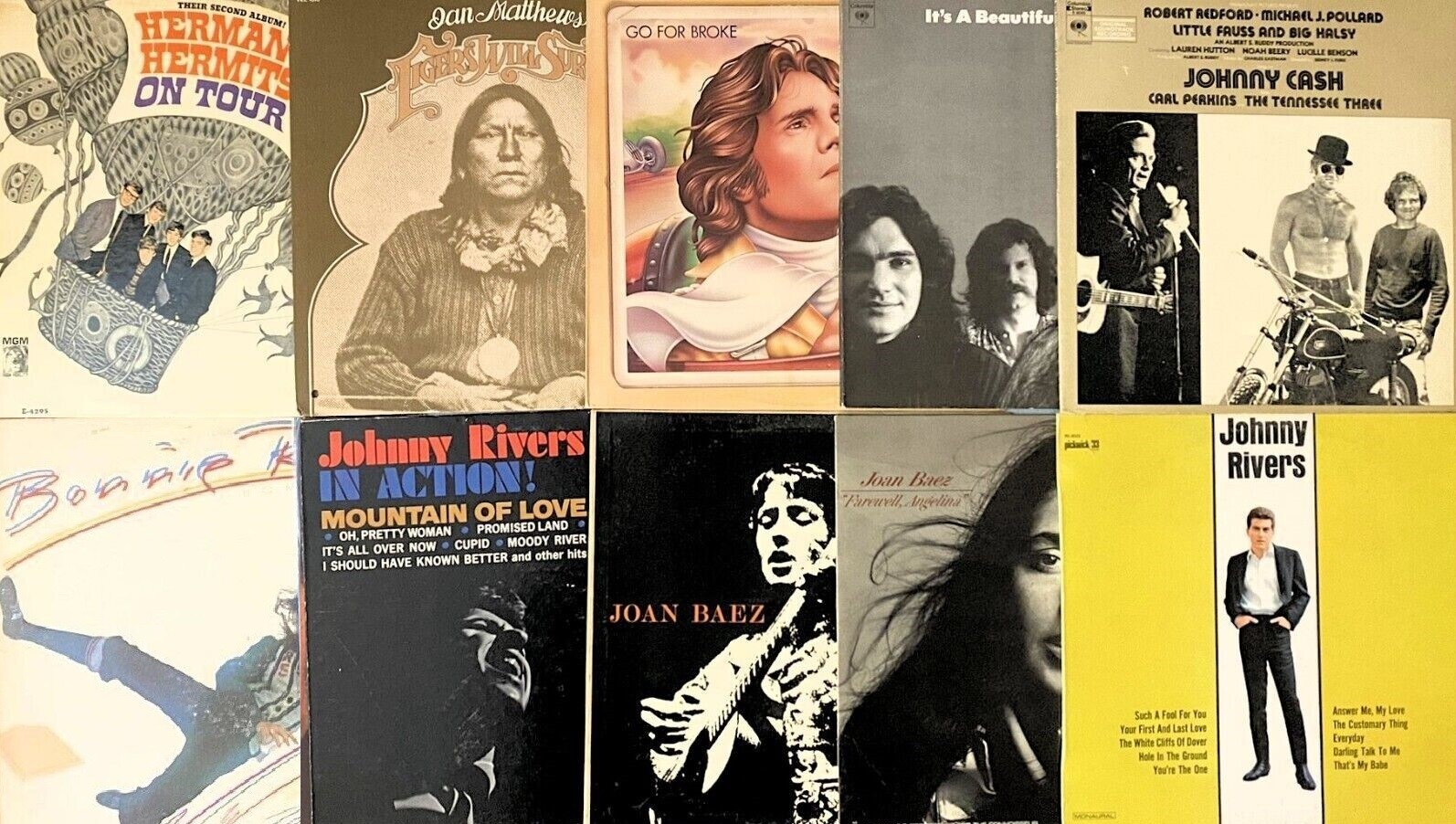 You Pick 60s 70s 80s Vinyl Records LP Rock Pop Blues Country – 100+ Titles