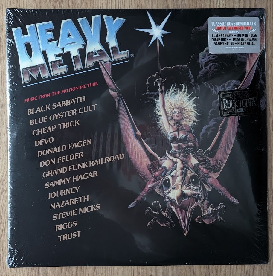 BRAND NEW Heavy Metal Soundtrack Limited Edition Red Vinyl 2 LP Rocktober Sealed