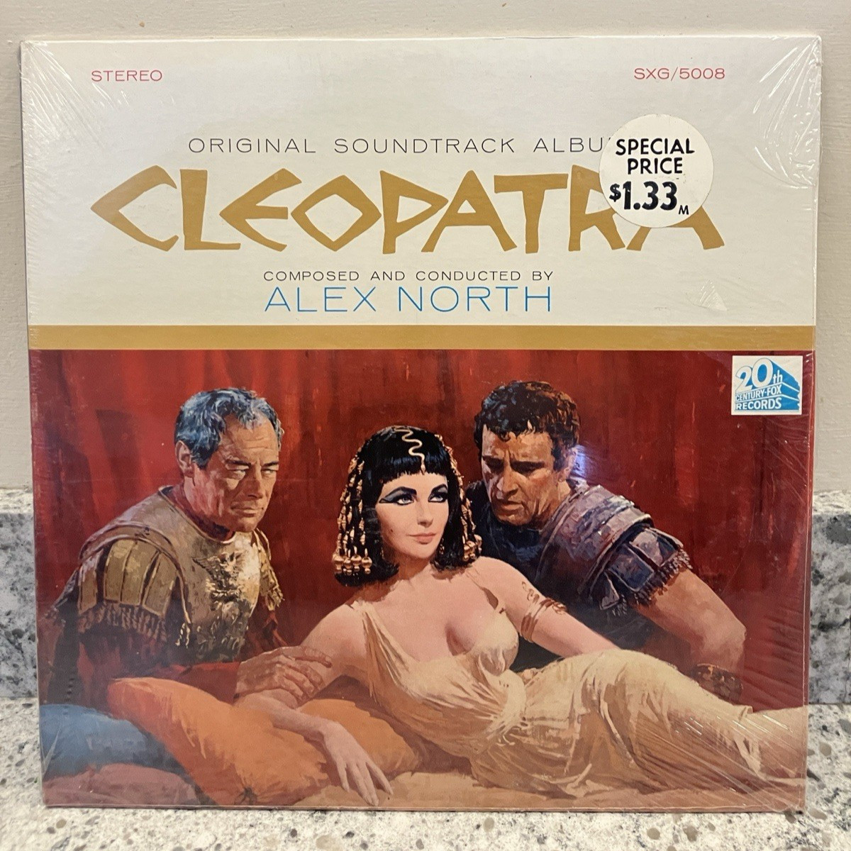 Alex North – Cleopatra (Original Soundtrack) ; LP FACTORY SEALED 1963