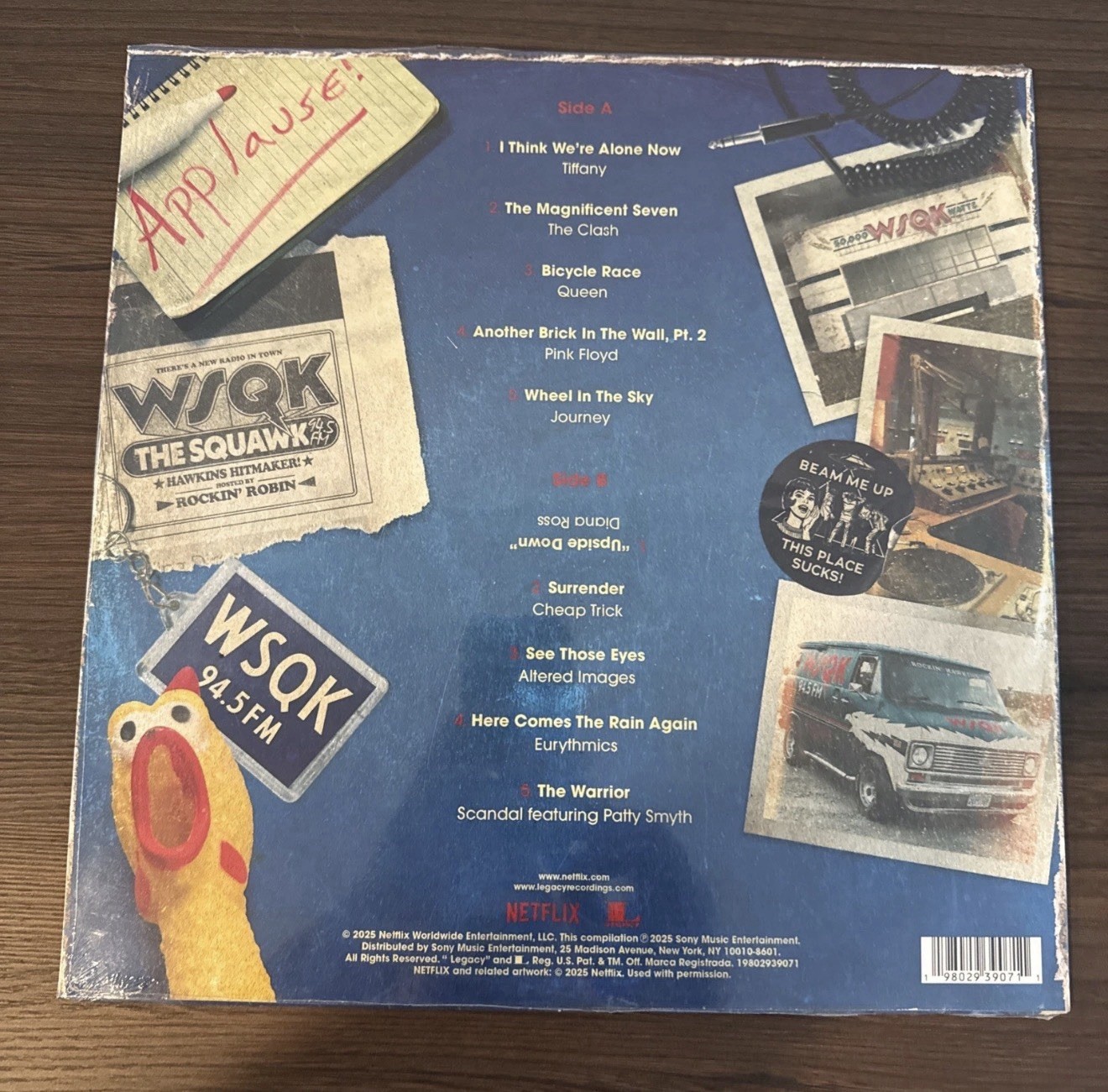 The WSQK Collection – Stranger Things (RED VINYL Record Limited Edition)