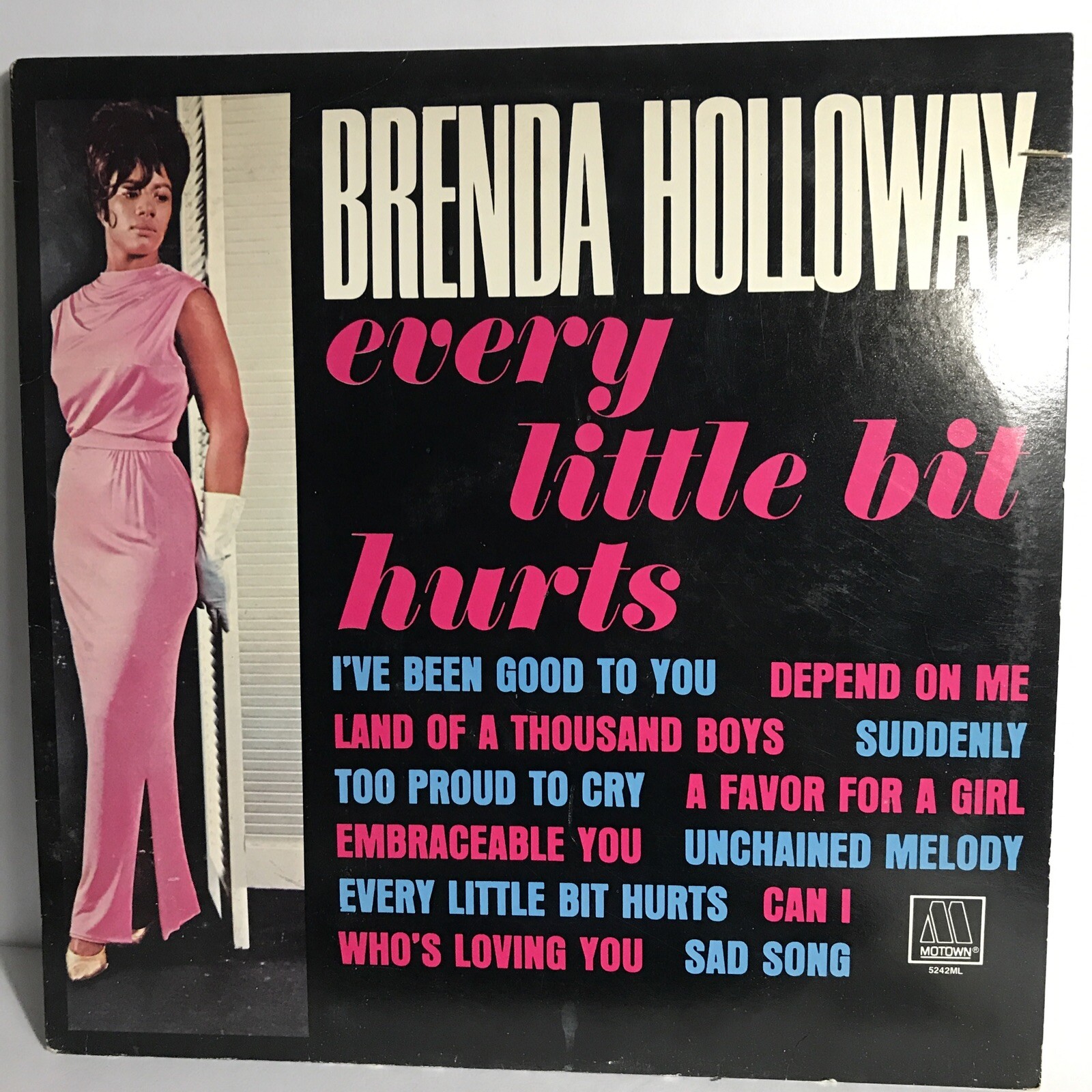 BRENDA HOLLOWAY~”EVERY LITTLE BIT HURTS”~1980’s~MOT-5242ml MINT A-1