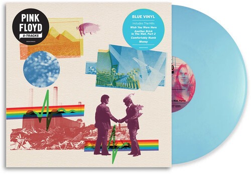 Pink Floyd – 8-Tracks – Blue Colored Vinyl [New Vinyl LP] Blue, Colored Vinyl, U