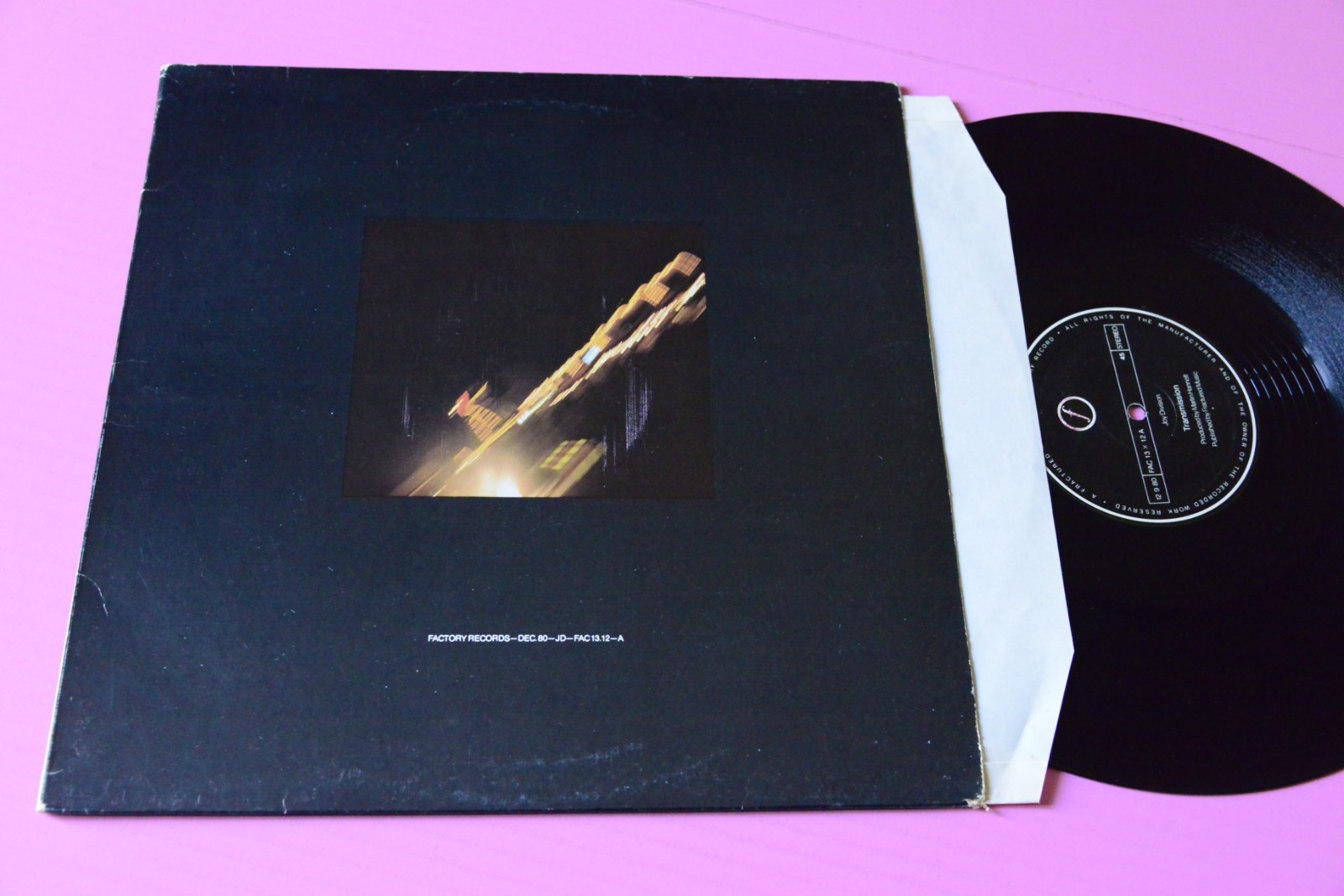 Joy Division Transmission Italy 1980 EX