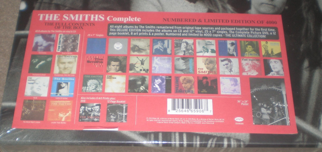 THE SMITHS COMPLETE Deluxe BOX SET CD LP 12″ 7″ Records & More Morrissey SEALED