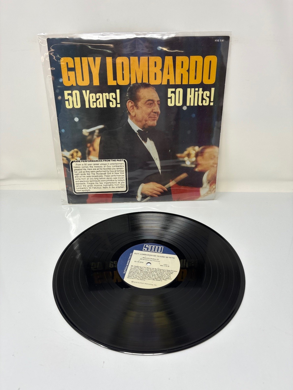 Guy Lombardo – 50 Years! 50 Hits! 12″ Record 1978 SMI Big Band 33 RPM
