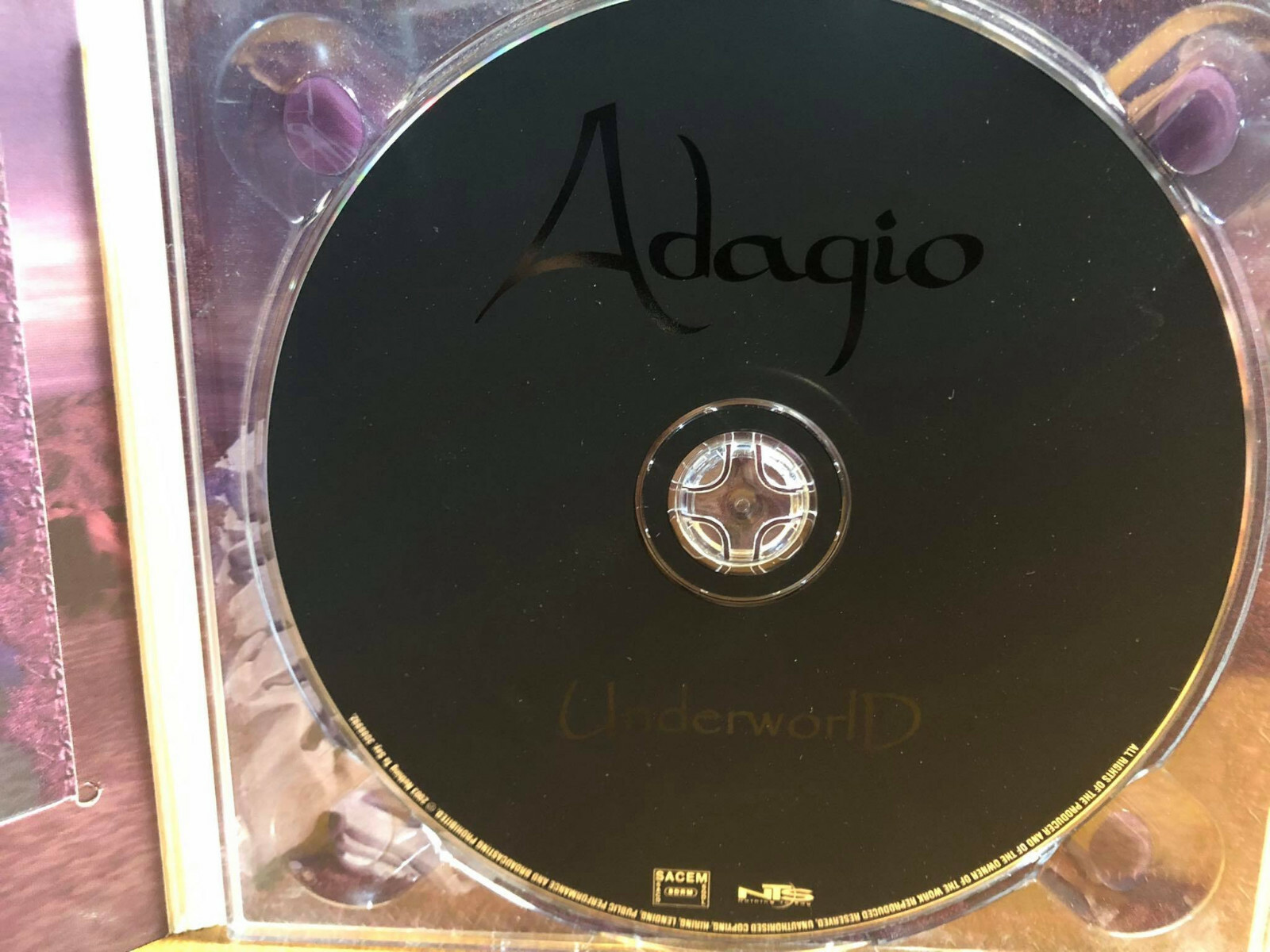 ADAGIO underworld CD digipack first press rare symphony x vanden plas