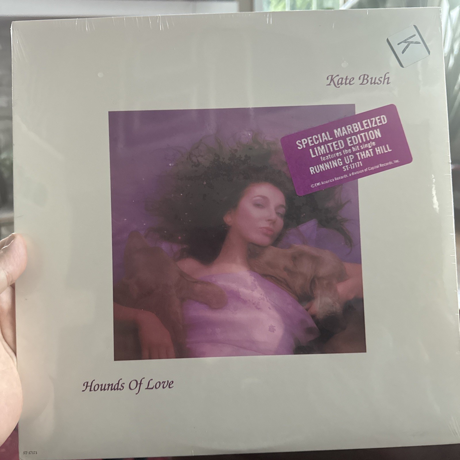 Kate Bush-Hounds of Love-Marbleized-Sealed-Vinyl Record LP