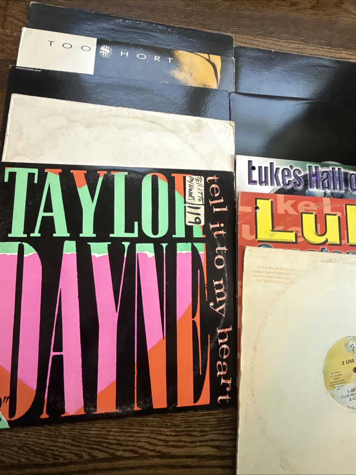 80s/90s Rap And Pop Albums(promo, Not For Resale, Colored)