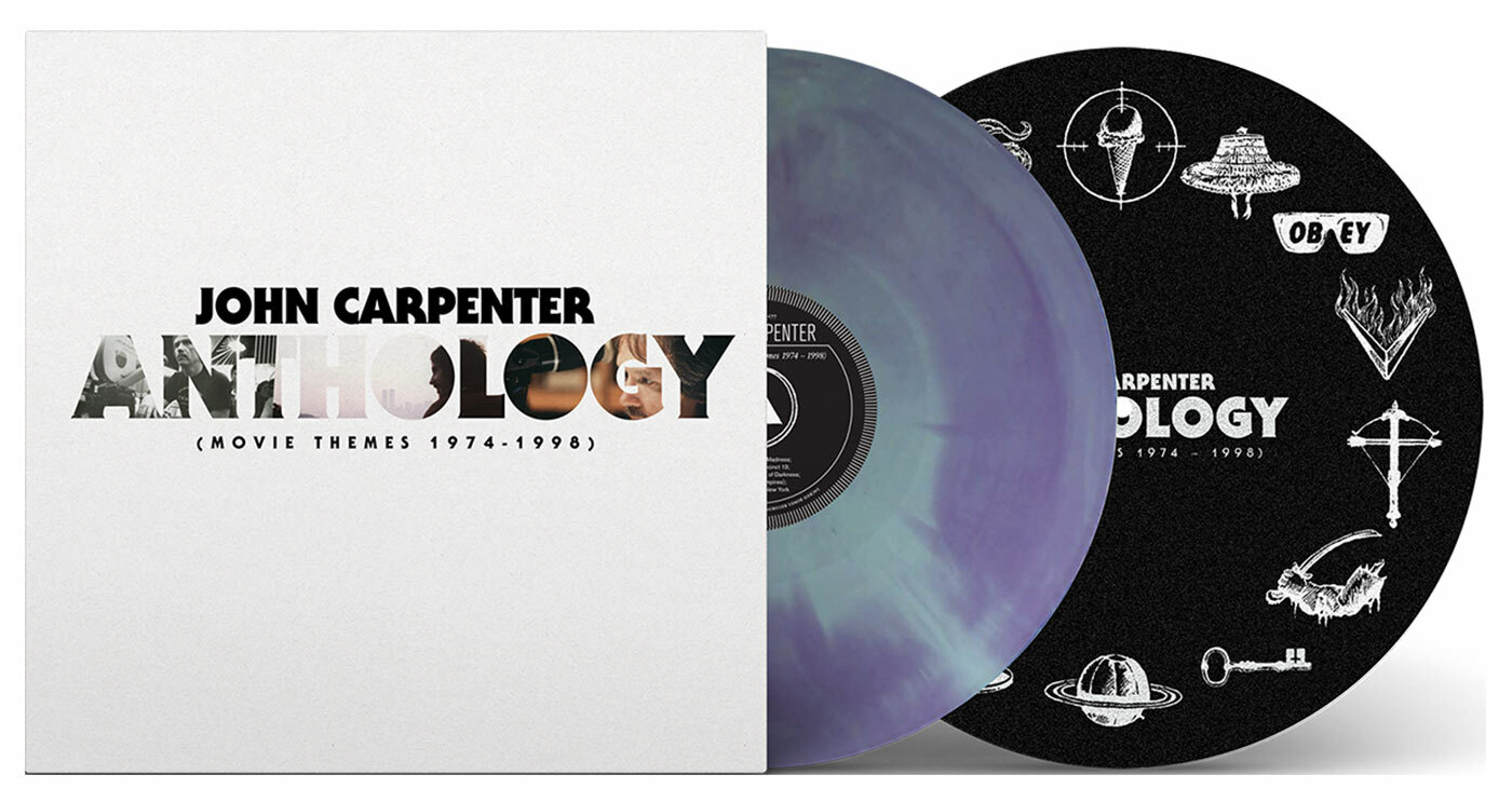 John Carpenter Anthology Movie Themes 1974-1998 Green Purple Galaxy w/ SLIPMAT