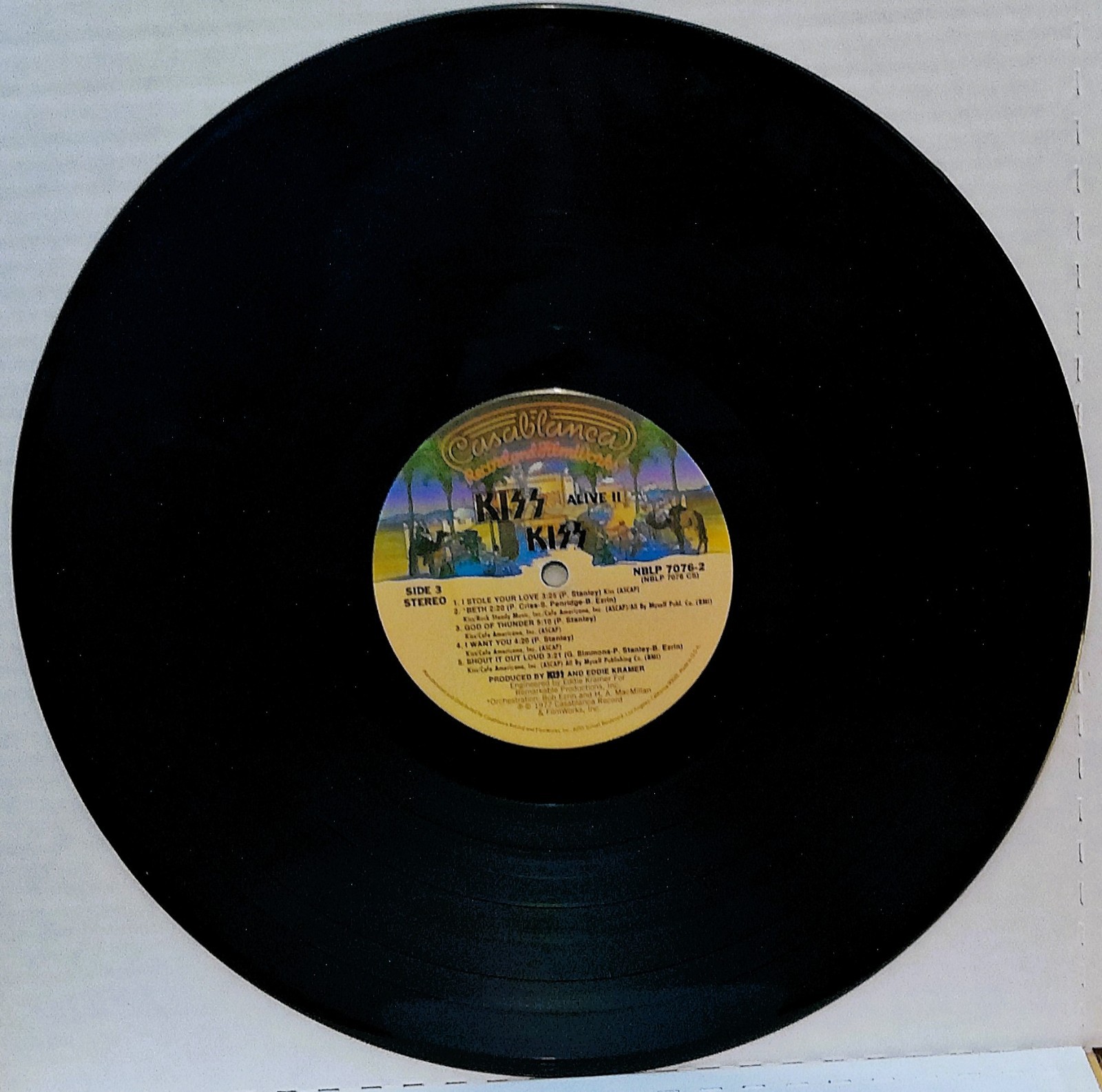 Kiss – Alive II NM 2 x Vinyl, LP,S Oct 14, 1977 Hard Rock No booklet.