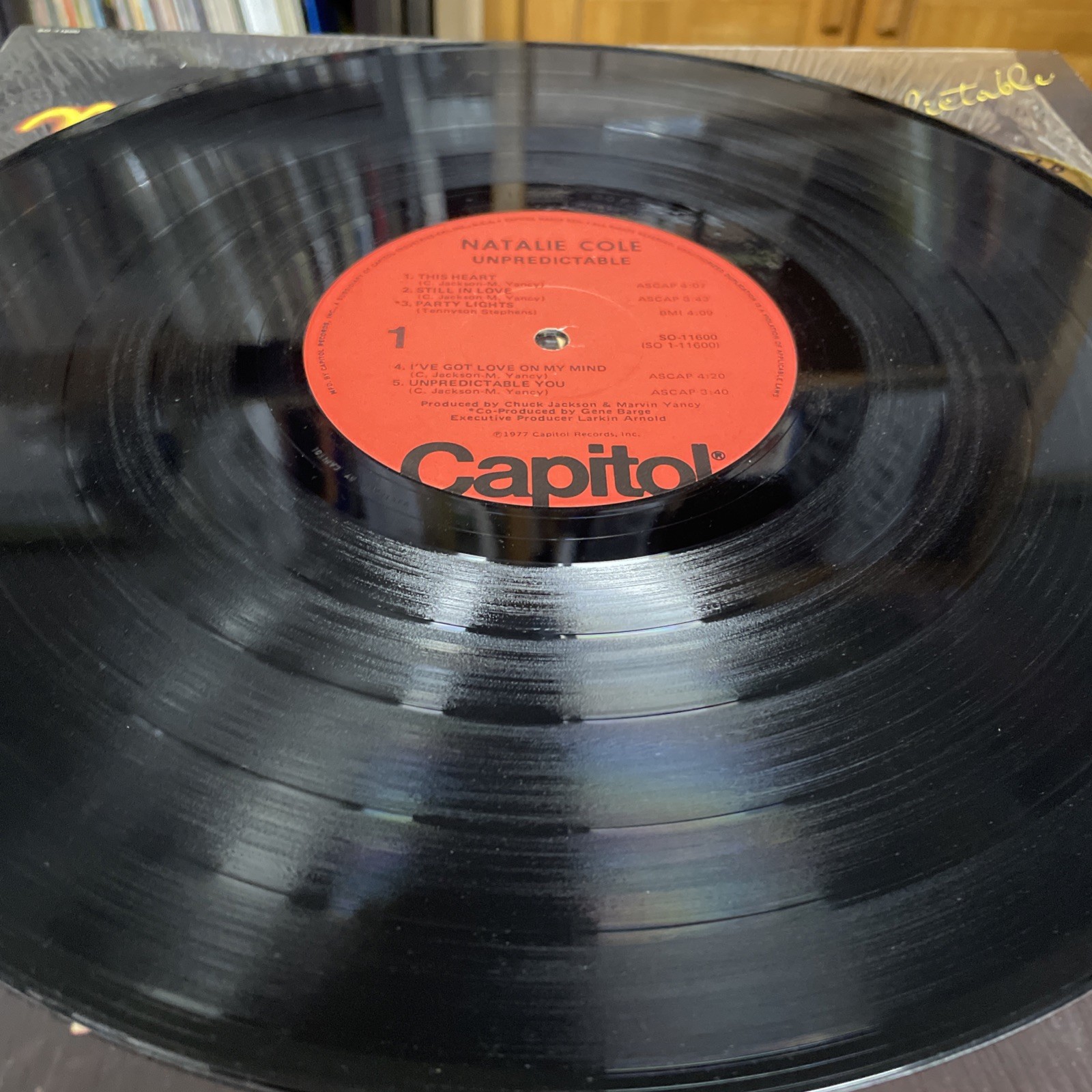 NATALIE COLE UNPREDICTABLE Ultrasonic clean LP VINYL RECORD in Shrink w Hype EX