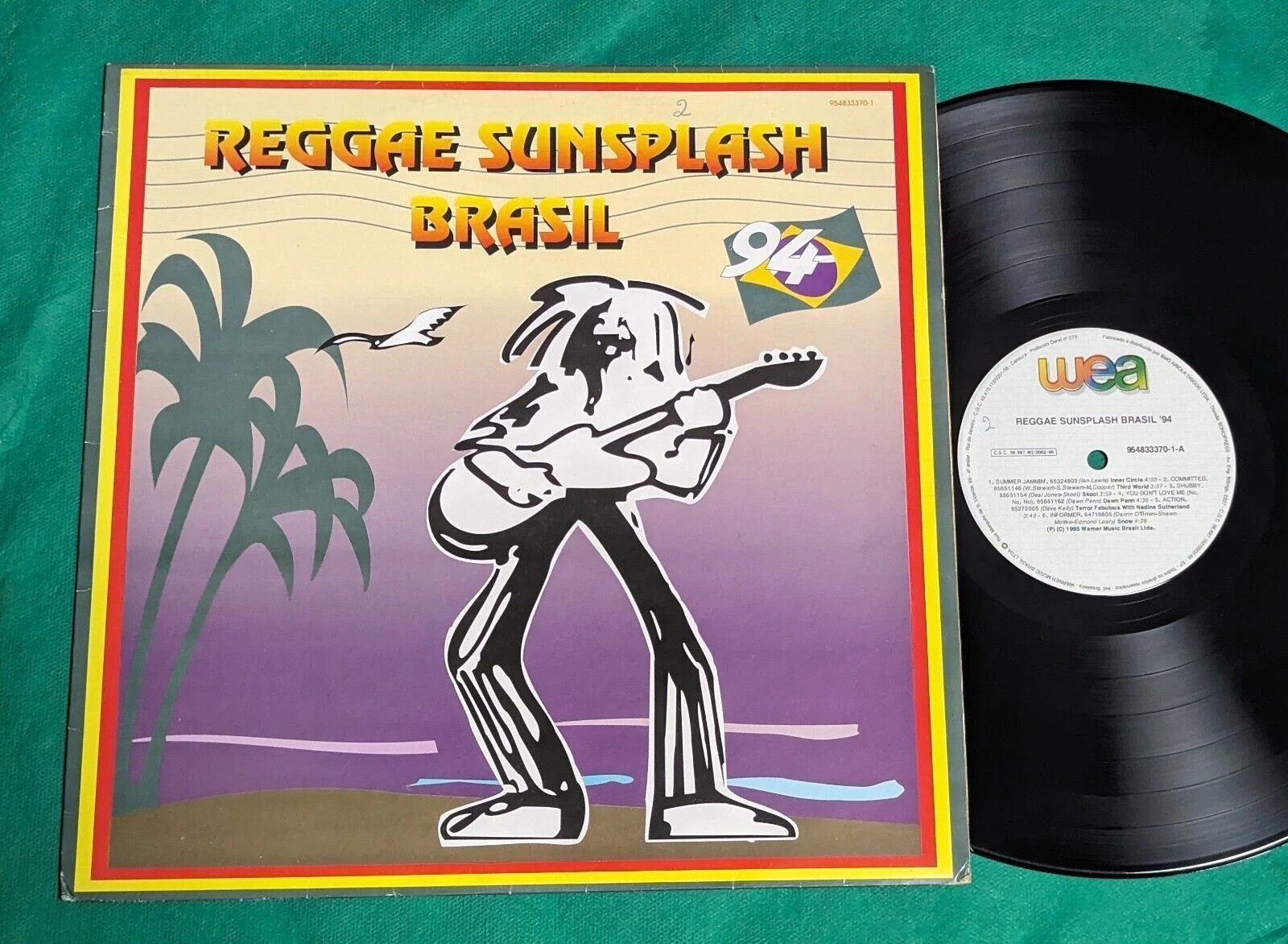 Reggae Sunsplash Brasil 94 BRAZIL Lp 1995