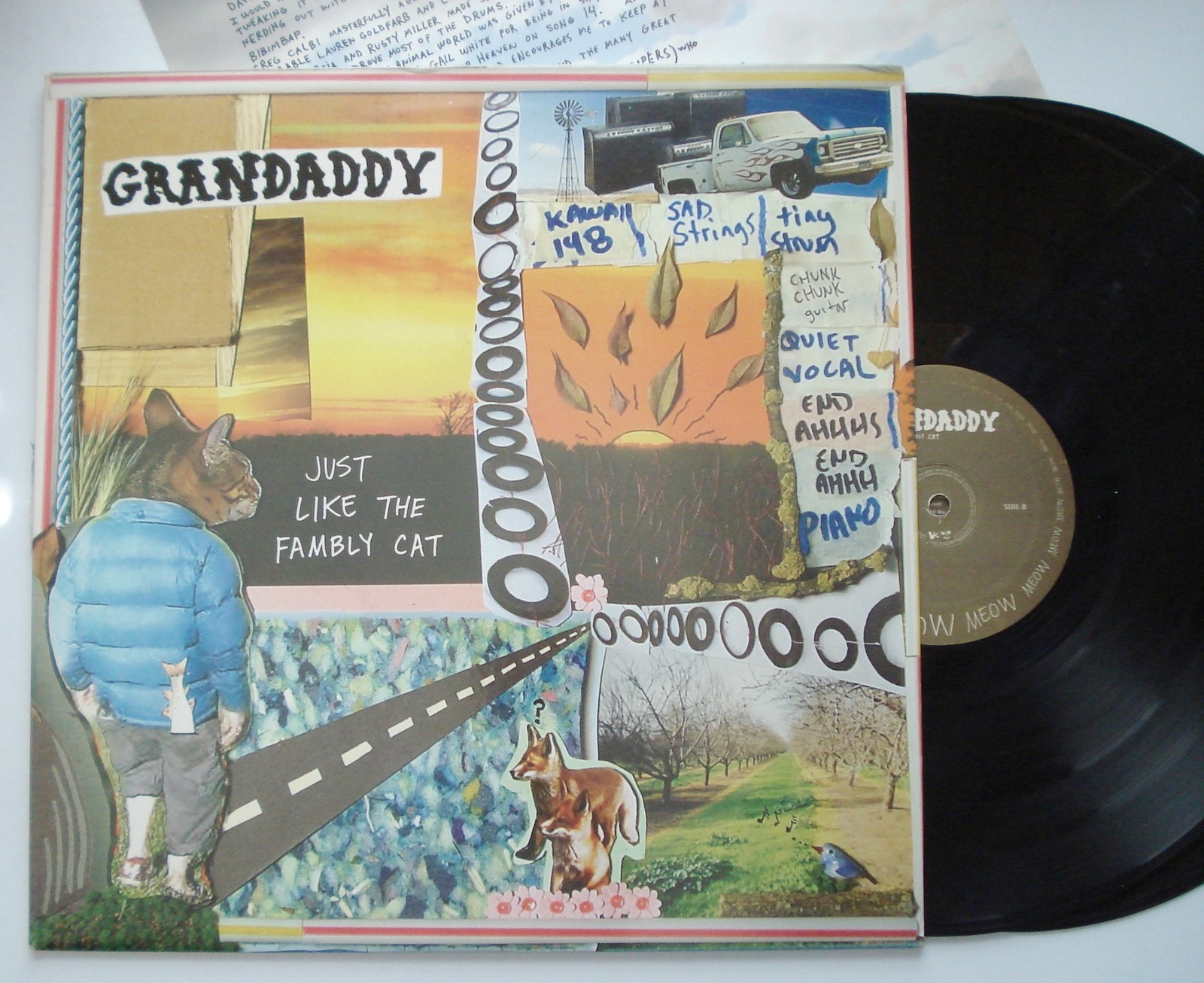 GRANDADDY Just Like The Fambly Cat EX V2 ’06 original vinyl 2LP w/insert Indie